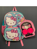 Hello Kitty Girl's  3 Piece Backpack Set 16"