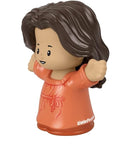 Fisher-Price Little People Girl Figure Wearing Orange Dress
