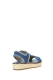 Michael Kors Women's Berkley Espadrille Wedge Sandal, Denim