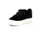 Kurt Geiger London Women's Laney Eye Velvet Platform Sneakers 8.5M US