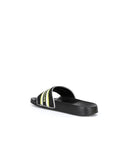 Michael Kors Women's Gilmore Logo Print Slides Black Multi
