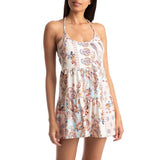 In Bloom by Jonquil Talia Paisley Brushed Knit Chemise Peach Medium