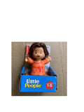 Fisher-Price Little People Girl Figure Wearing Orange Dress