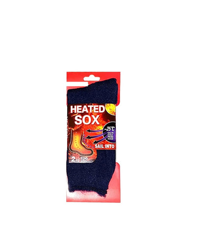 Heated Sox Men & Women 2.13 Tog Rating Thermal Socks Blue 10-13