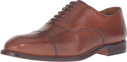 Vince Camuto Men's Eeric Leather Oxford Shoes Cognac Size 11.0M