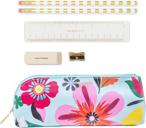kate spade new york Pen and Pencil Case Zip Pouch Safari Floral