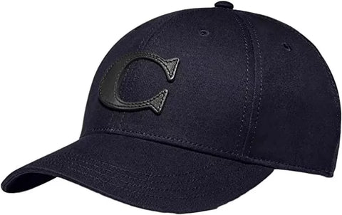 Coach Men's Varsity C Cap Navy - Size M/L