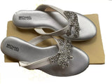 Michael Kors Girl's Demi Jell Sandals Slippers Shoes White 2 M US