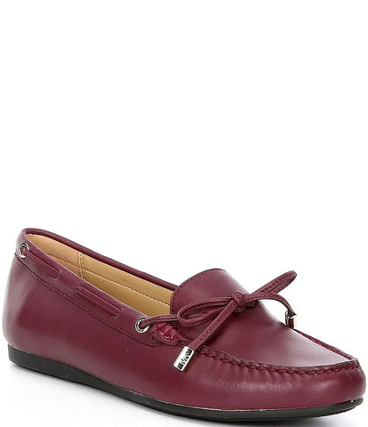 MICHAEL Kors Sutton Moc Bow Detail Loafers Dark Berry 6M