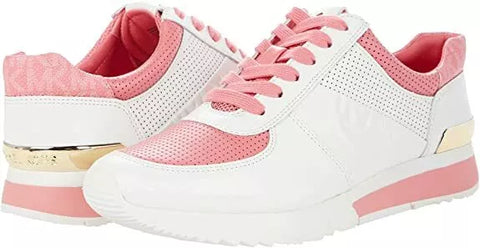 Michael Kors Women's Allie Trainers Lace-Up Sneakers Tea Rose 8 M