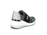 Michael Kors Women's Felix Trainer Black Anthracite 9 M
