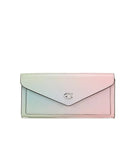 COACH Women's Ombre Leather Wyn Soft Wallet Pale Pistachio/Multi