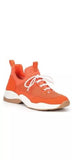 Gianni Bini Women's Rizwell Lace-Up Sneakers Orange You Glad 9M