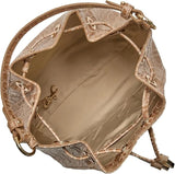 BRAHMIN Women's Bayem Melinda Timeless Taupe Bucket With Ady Wallet***