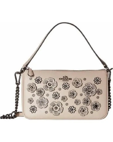 COACH Women's Floral Crossbody Nolita 24 DK/Grey Birch