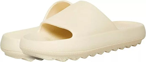 COOL PLANET By Steve Madden Women's Cloud Slide Sandal, Ivory, 9
