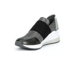 Michael Kors Women's Felix Trainer Black Anthracite 9 M