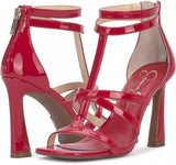 Jessica Simpson Women's Aaralyn High Heel Sandal Heeled, Red Muse, 9.5