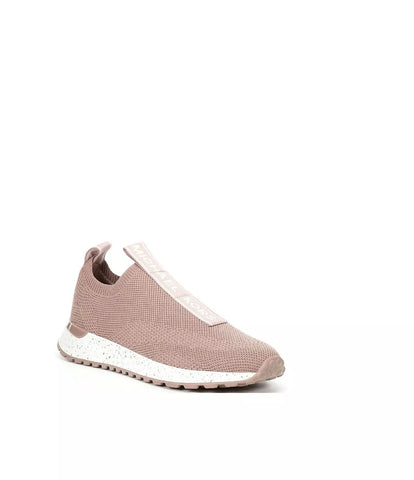 Michael Kors Women's the Bodie Logo Detail Stretch Knit Slip-On Sneakers