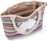 The Sak womens Classics Hand-crochet Carry-all Crafted Satchel Bag