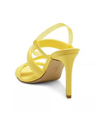 Jessica Simpson Women's Krissta Clear Strap Slingback Sandals Buttercup