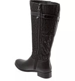 Trotters Women's Lyra Riding Boot, Black, 7 W US