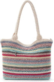 The Sak womens Classics Hand-crochet Carry-all Crafted Satchel Bag