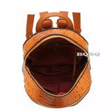 Backpack Fashion Pearl Bee Charm Striped 3 in 1 Crocodile -